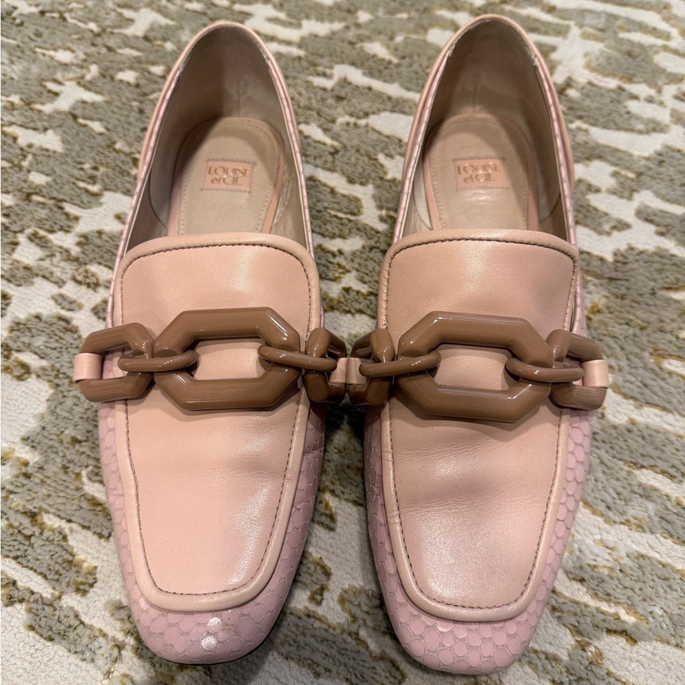 Louise et Cie Luxury pink loafers